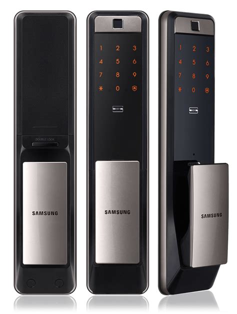 samsung smart push pull digital door lock rfid reader|samsung push pull shp dp609.